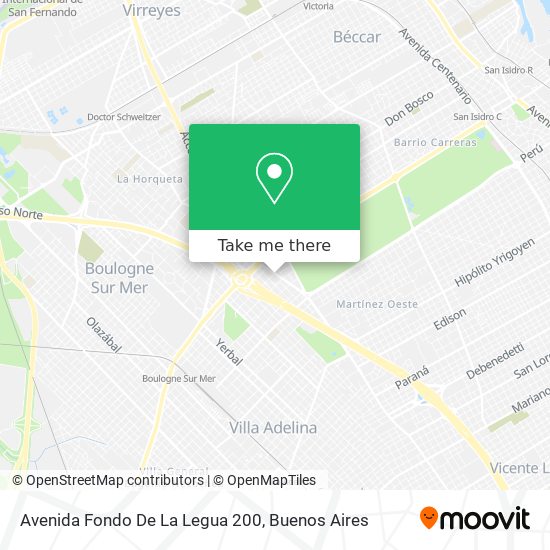 Avenida Fondo De La Legua 200 map