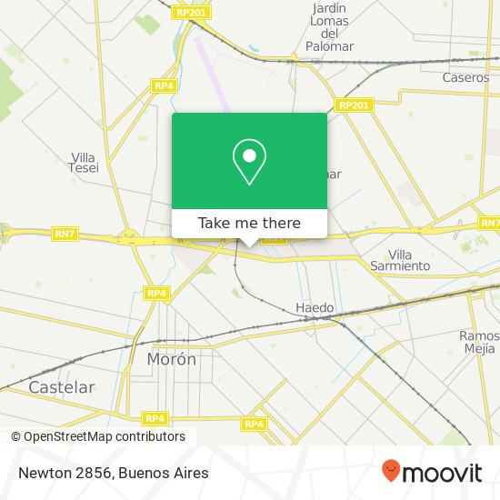 Newton 2856 map