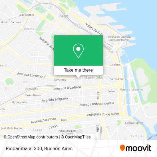 Riobamba al 300 map