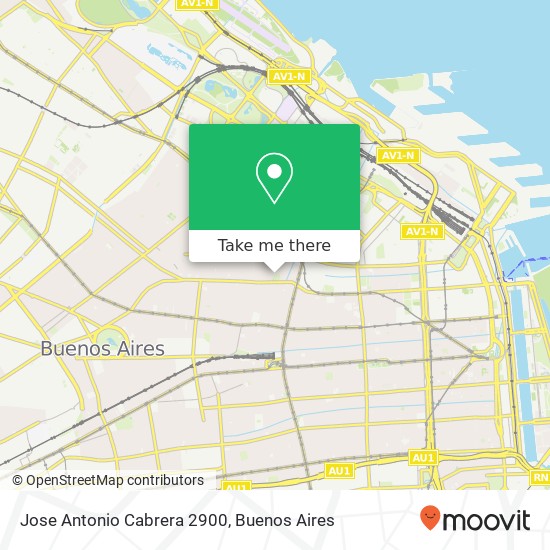 Jose Antonio Cabrera 2900 map