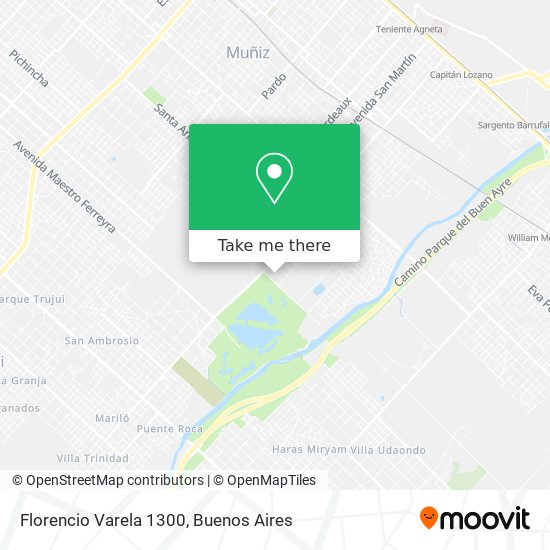 Florencio Varela 1300 map