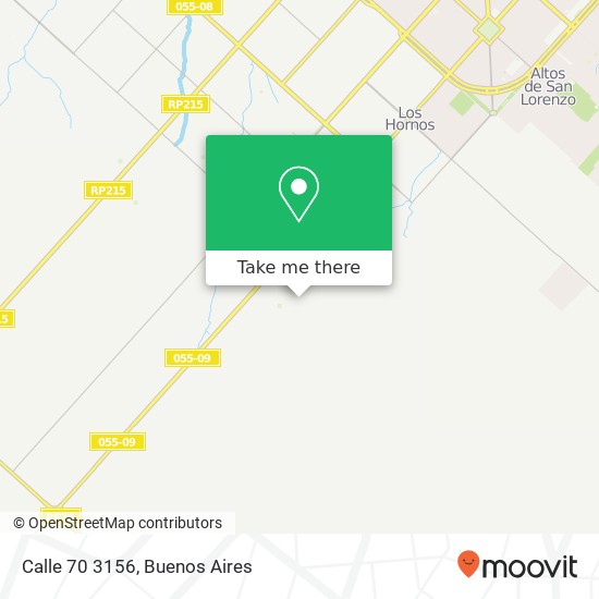 Calle 70 3156 map