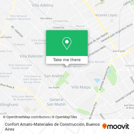 Confort Amato-Materiales de Construcción map