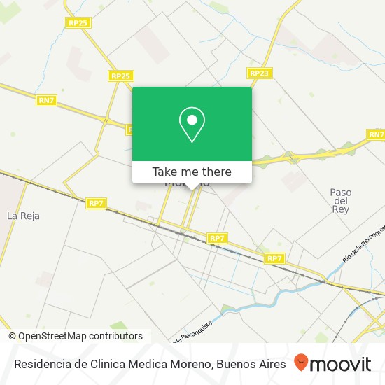 Residencia de Clinica Medica Moreno map