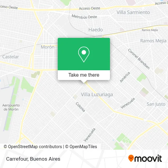 Carrefour map