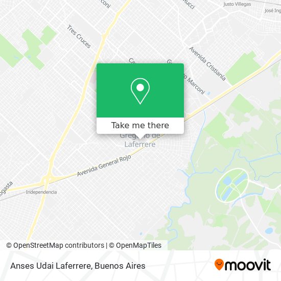 Mapa de Anses Udai Laferrere