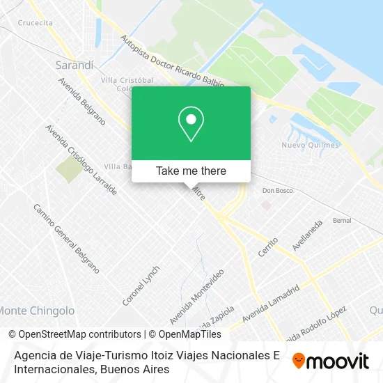 Agencia de Viaje-Turismo Itoiz Viajes Nacionales E Internacionales map