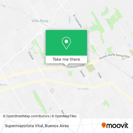 Mapa de Supermayorista Vital