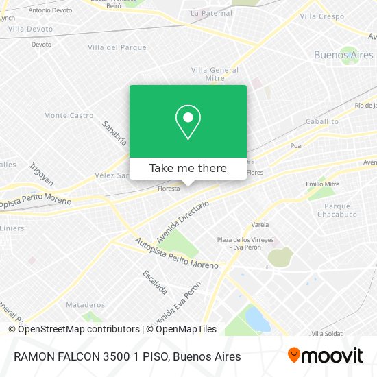 RAMON FALCON 3500 1 PISO map