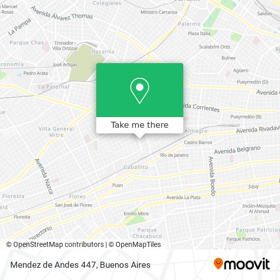 Mendez de Andes 447 map