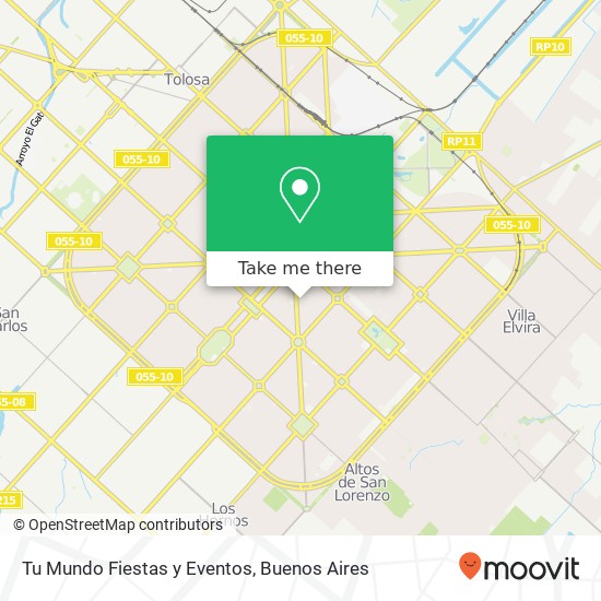 Tu Mundo Fiestas y Eventos map