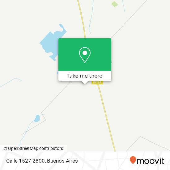 Calle 1527 2800 map