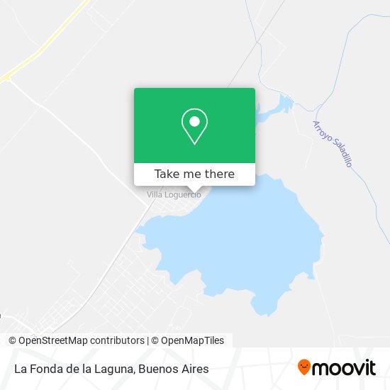La Fonda de la Laguna map