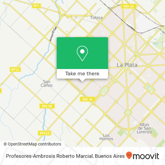 Profesores-Ambrosis Roberto Marcial map