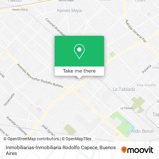 Mapa de Inmobiliarias-Inmobiliaria Rodolfo Capece