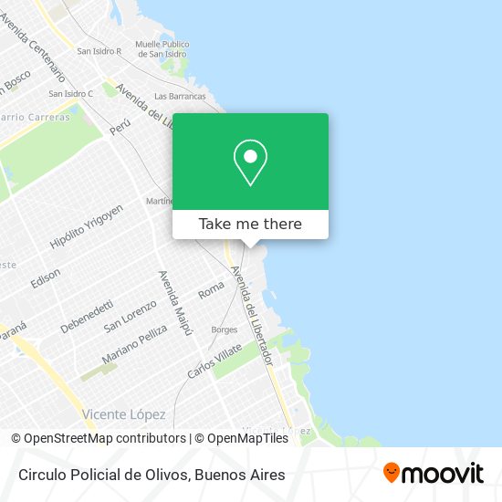 Circulo Policial de Olivos map