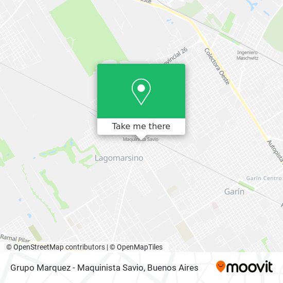 Grupo Marquez - Maquinista Savio map