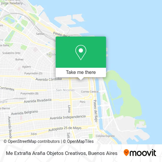 Mapa de Me Extraña Araña Objetos Creativos