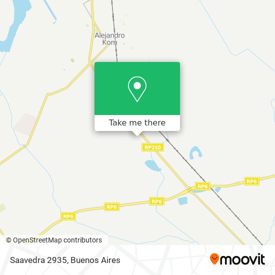 Saavedra 2935 map