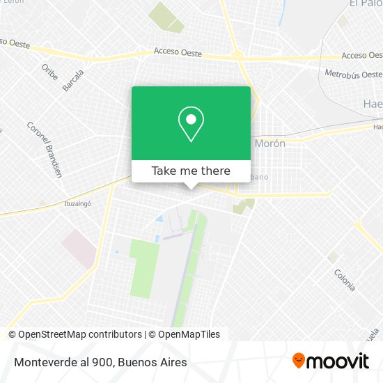 Monteverde al 900 map