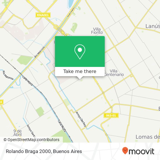 Rolando Braga 2000 map