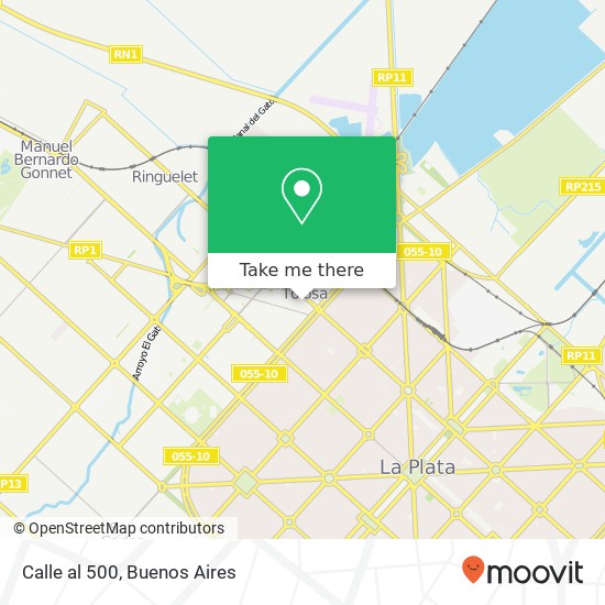 Calle al 500 map