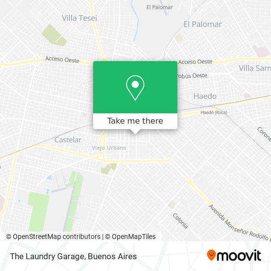 Mapa de The Laundry Garage
