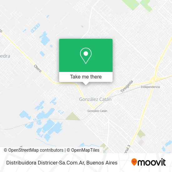 Mapa de Distribuidora Districer-Sa.Com.Ar