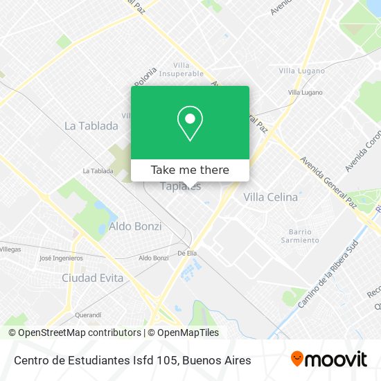 Centro de Estudiantes Isfd 105 map