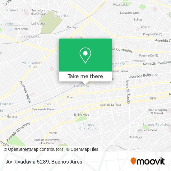 Av  Rivadavia 5289 map