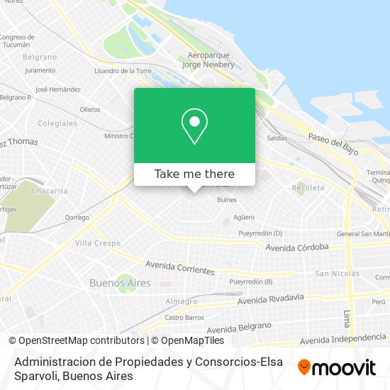 Administracion de Propiedades y Consorcios-Elsa Sparvoli map