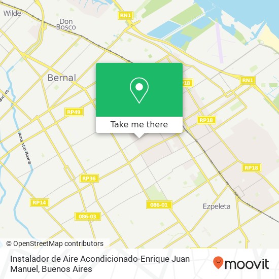 Instalador de Aire Acondicionado-Enrique Juan Manuel map