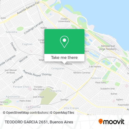 TEODORO GARCIA 2651 map