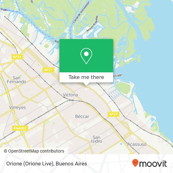 Orione (Orione Live) map