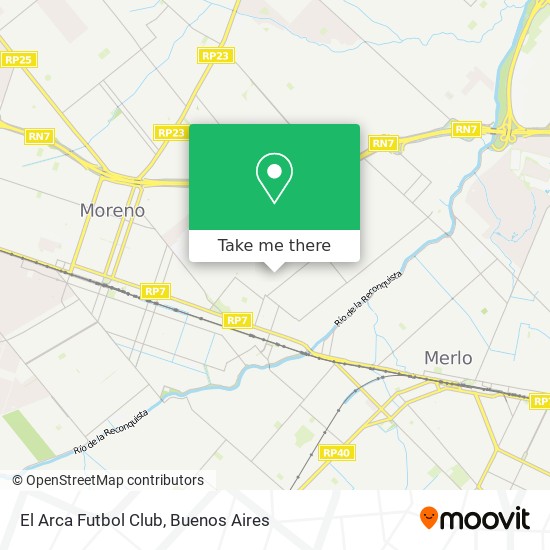 Mapa de El Arca Futbol Club