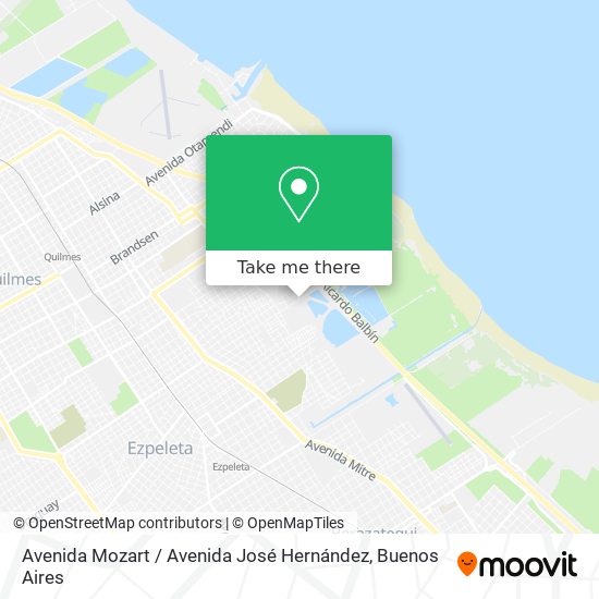 Mapa de Avenida Mozart / Avenida José Hernández