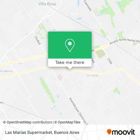 Mapa de Las Marias Supermarket