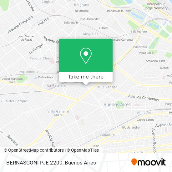 Mapa de BERNASCONI  PJE  2200