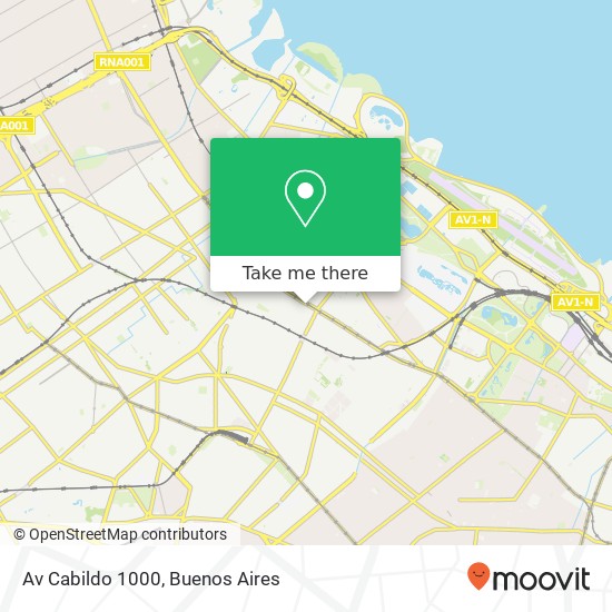 Av  Cabildo 1000 map