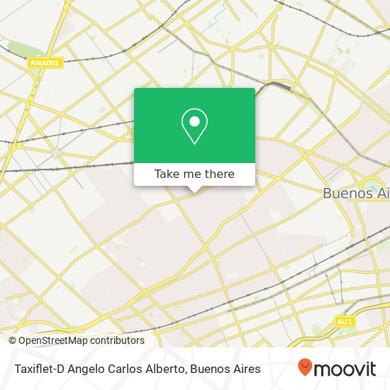 Taxiflet-D Angelo Carlos Alberto map