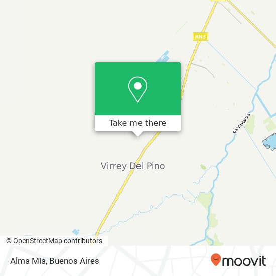 Alma Mía map