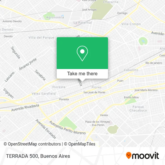 TERRADA 500 map