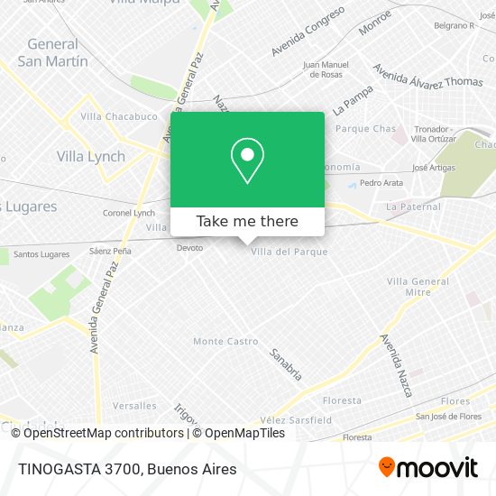 TINOGASTA 3700 map