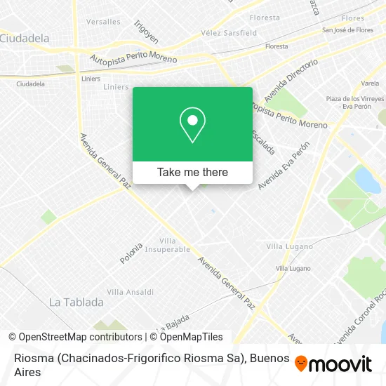 Riosma (Chacinados-Frigorifico Riosma Sa) map