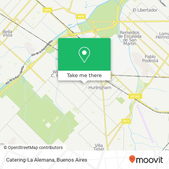 Catering-La Alemana map