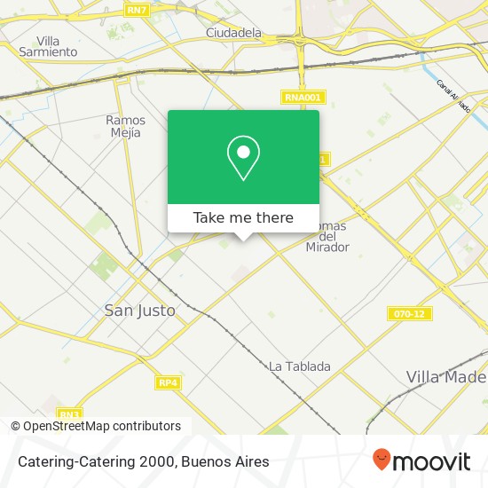 Catering-Catering 2000 map