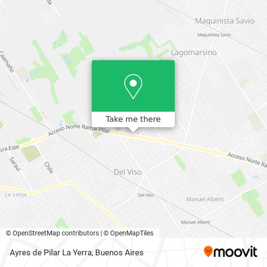 Mapa de Ayres de Pilar   La Yerra