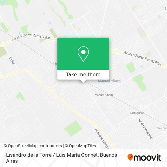 Mapa de Lisandro de la Torre / Luis María Gonnet