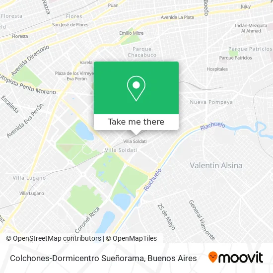 Mapa de Colchones-Dormicentro Sueñorama