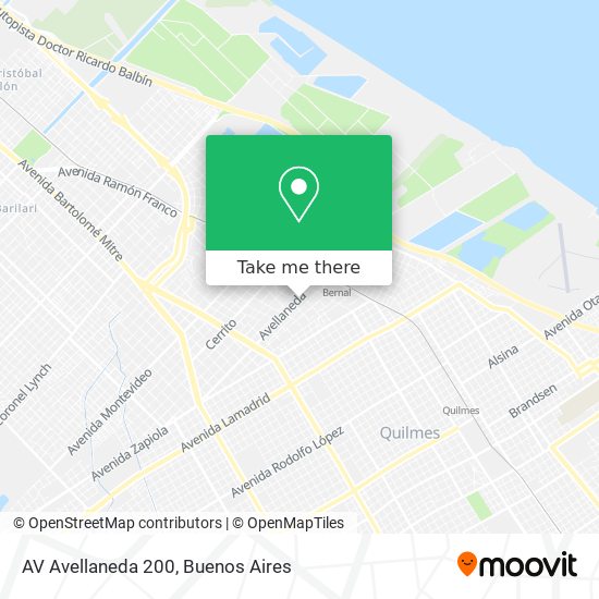 AV Avellaneda 200 map